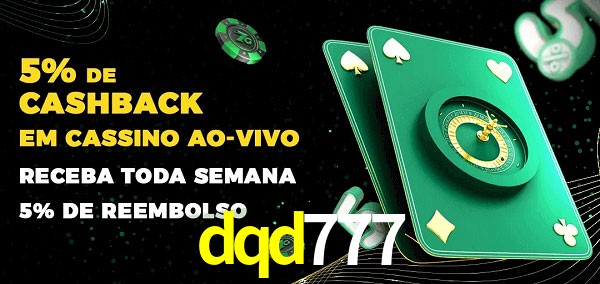 Promoções do cassino ao Vivo dqd777